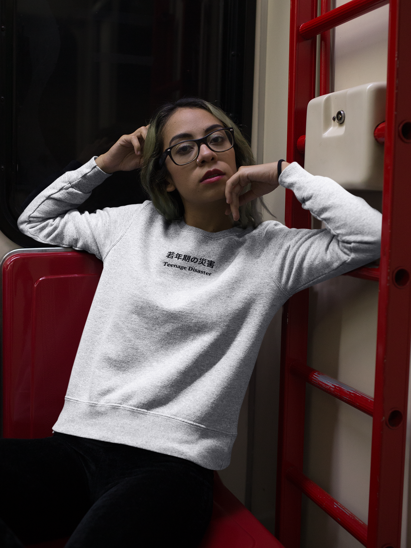 Teenage Disaster  Crewneck Sweatshirt    ἀνοχή™